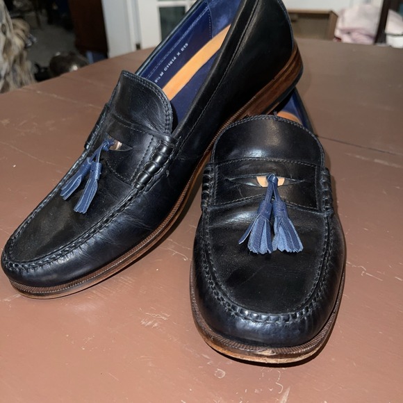 USED - Cole Haan - Hudson Penny‎ - C11614  Size 9 1/2 M - Black Blue Tassels main image 8